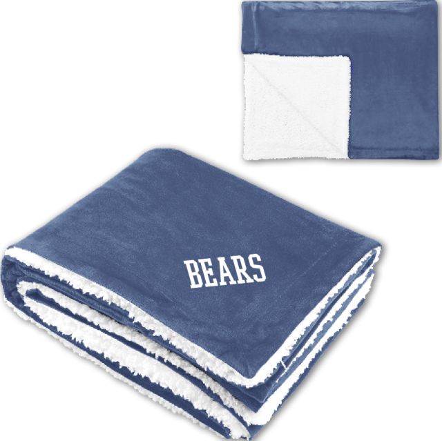 Northeast State Super Soft Luxurious Sherpa Throw Blanket Northeast State Bears - ONLINE ONLY